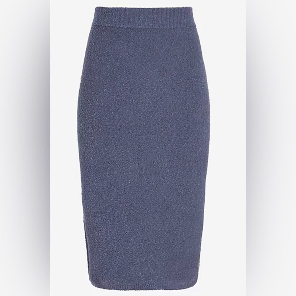 Express Blue Pencil Skirt